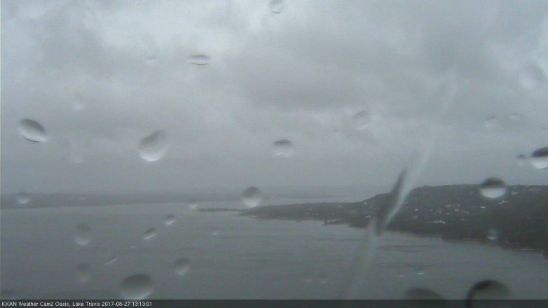 Lake Travis webcam, August 27, 2017 12:30 PM CT