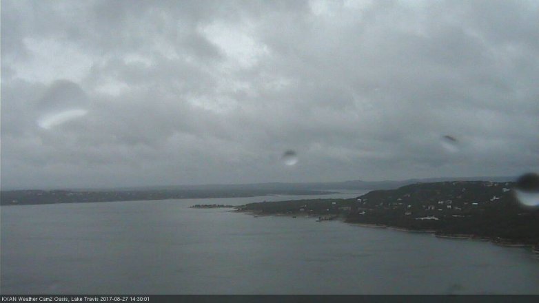 Lake Travis webcam, August 27, 2017 2:00 PM CT