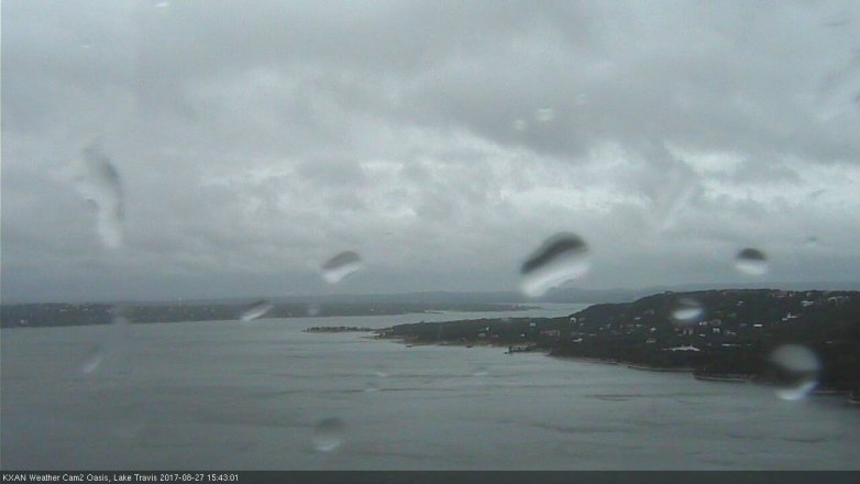 Lake Travis webcam, August 27, 2017 3:05 PM CT