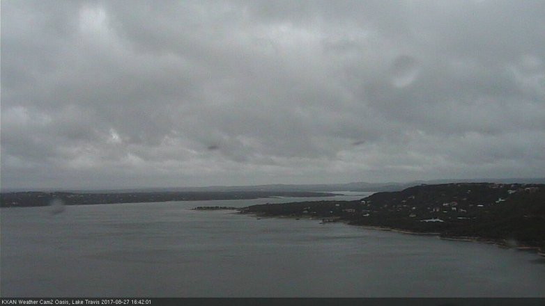 Lake Travis webcam, August 27, 2017 3:55 PM CT