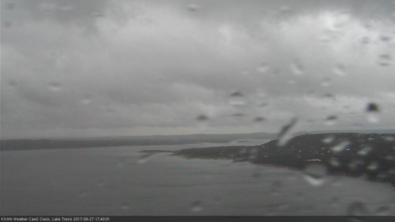 Lake Travis webcam, August 27, 2017 5:10 PM CT