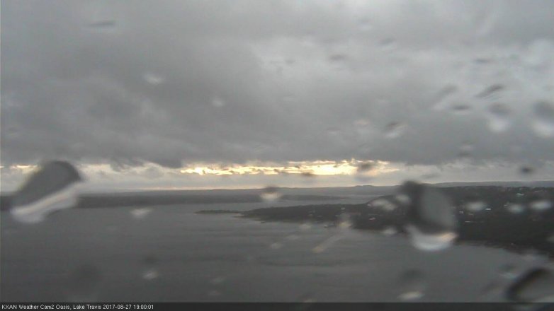 Lake Travis webcam, August 27, 2017 6:15 PM CT