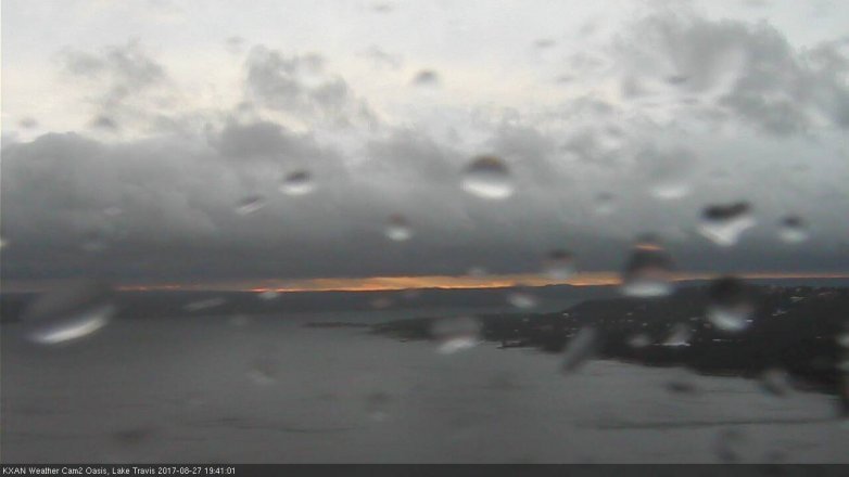 Lake Travis webcam, August 27, 2017 6:50 PM CT