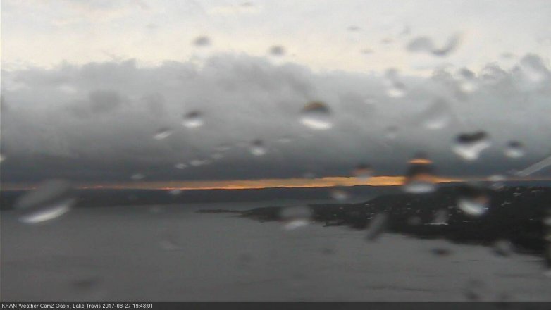 Lake Travis webcam, August 27, 2017 7:10 PM CT