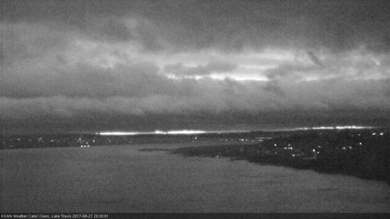 Lake Travis webcam, August 27, 2017 7:40 PM CT