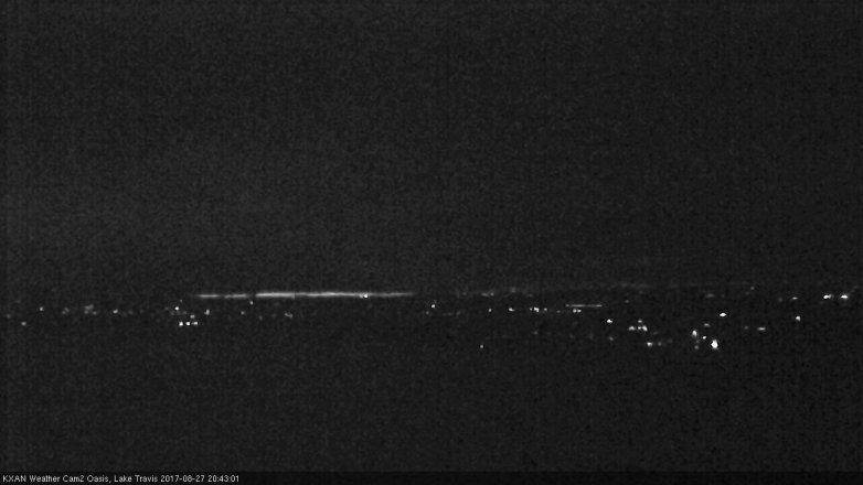 Lake Travis webcam, August 27, 2017 8:10 PM CT