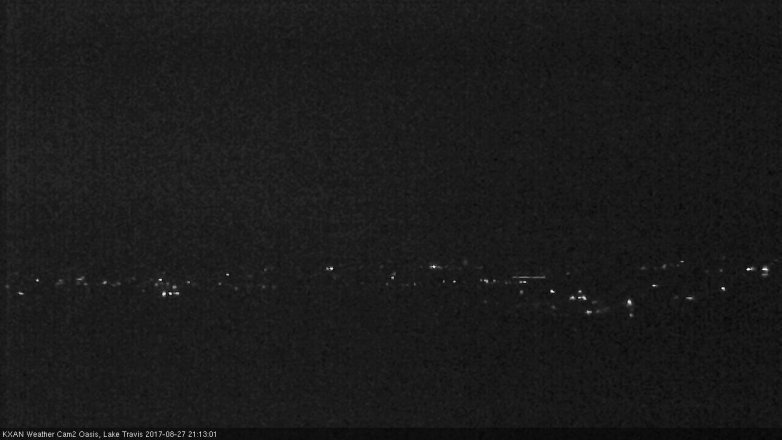 Lake Travis webcam, August 27, 2017 8:25 PM CT