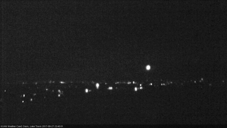 Lake Travis webcam, August 27, 2017 11:05 PM CT