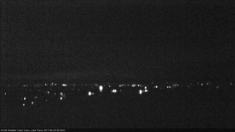 Lake Travis webcam, August 27, 2017 11:50 PM CT