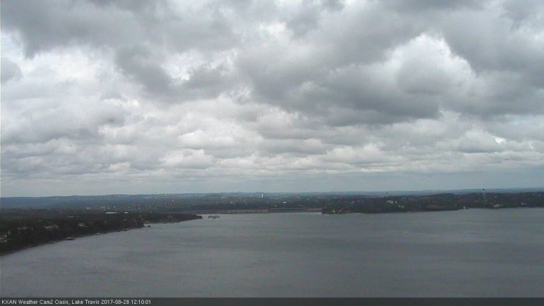 Lake Travis webcam, August 28, 2017 11:35 AM CT