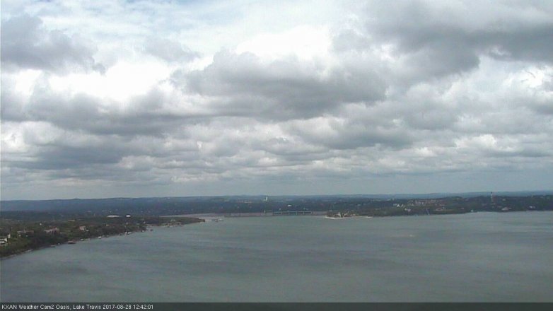 Lake Travis webcam, August 28, 2017 12:00 PM CT