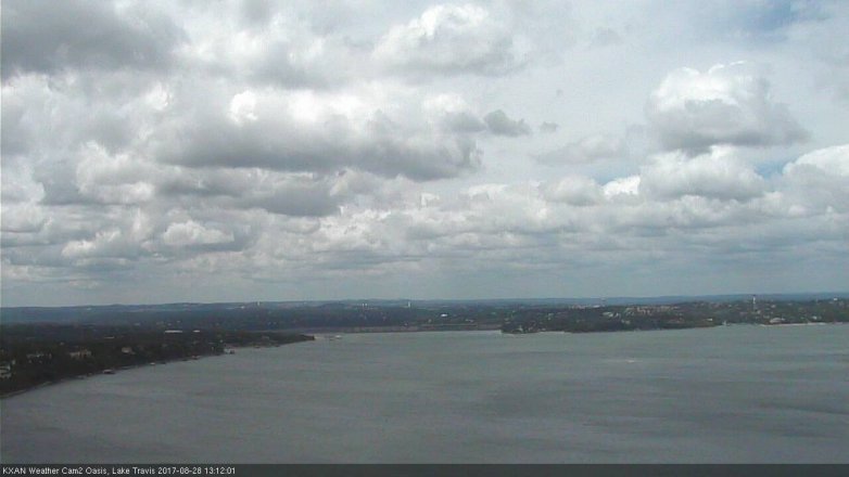 Lake Travis webcam, August 28, 2017 12:40 PM CT