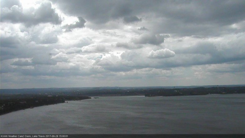 Lake Travis webcam, August 28, 2017 2:30 PM CT