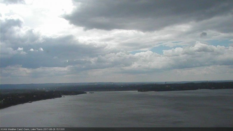 Lake Travis webcam, August 28, 2017 2:35 PM CT