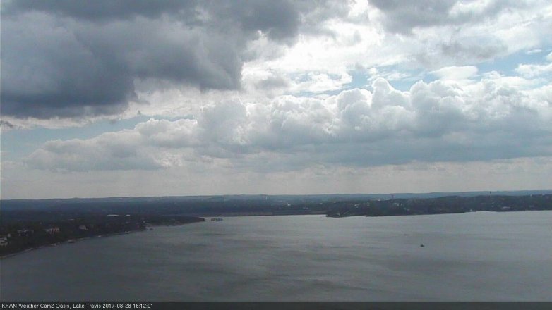 Lake Travis webcam, August 28, 2017 3:35 PM CT