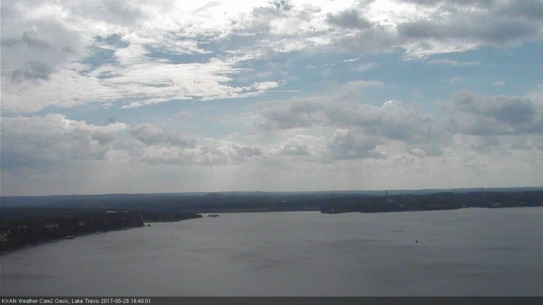 Lake Travis webcam, August 28, 2017 3:50 PM CT