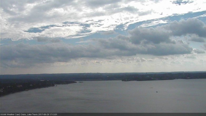 Lake Travis webcam, August 28, 2017 4:20 PM CT
