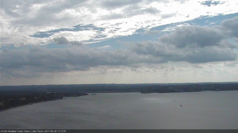 Lake Travis webcam, August 28, 2017 4:25 PM CT