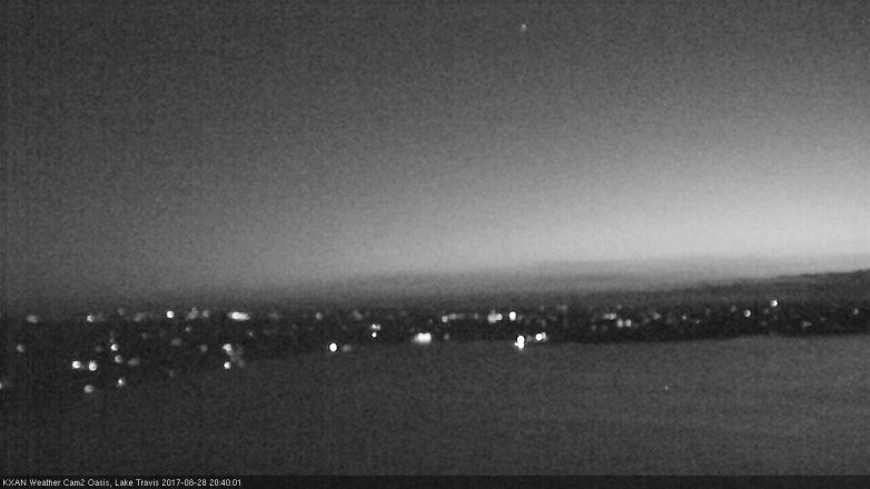 Lake Travis webcam, August 28, 2017 8:10 PM CT