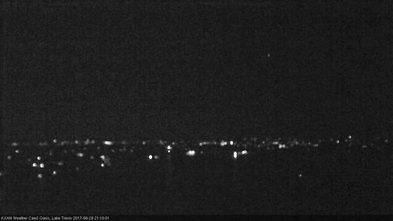 Lake Travis webcam, August 28, 2017 8:30 PM CT