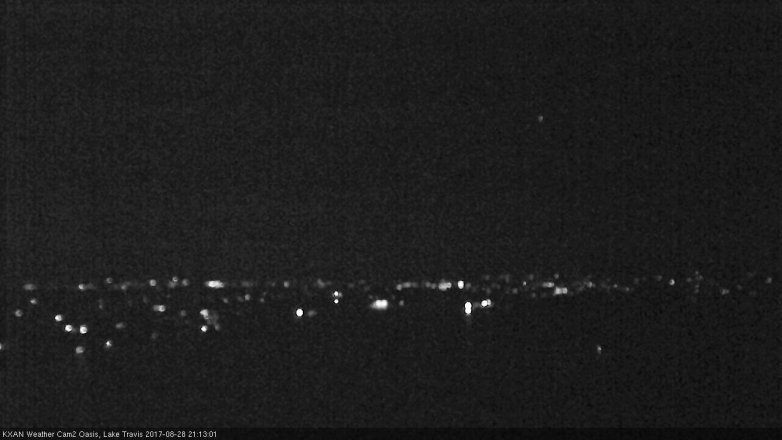 Lake Travis webcam, August 28, 2017 8:45 PM CT