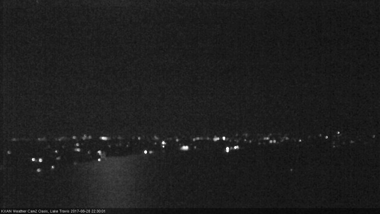 Lake Travis webcam, August 28, 2017 9:55 PM CT