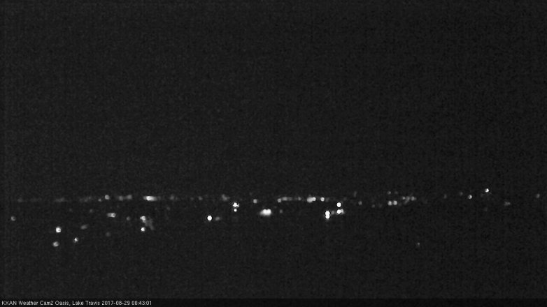 Lake Travis webcam, August 28, 2017 12:00 AM CT