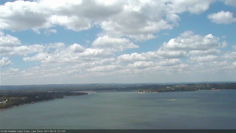 Lake Travis webcam, August 29, 2017 12:25 PM CT