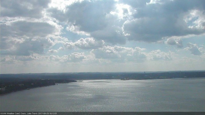 Lake Travis webcam, August 29, 2017 3:30 PM CT
