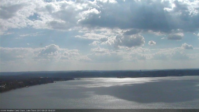Lake Travis webcam, August 29, 2017 3:45 PM CT