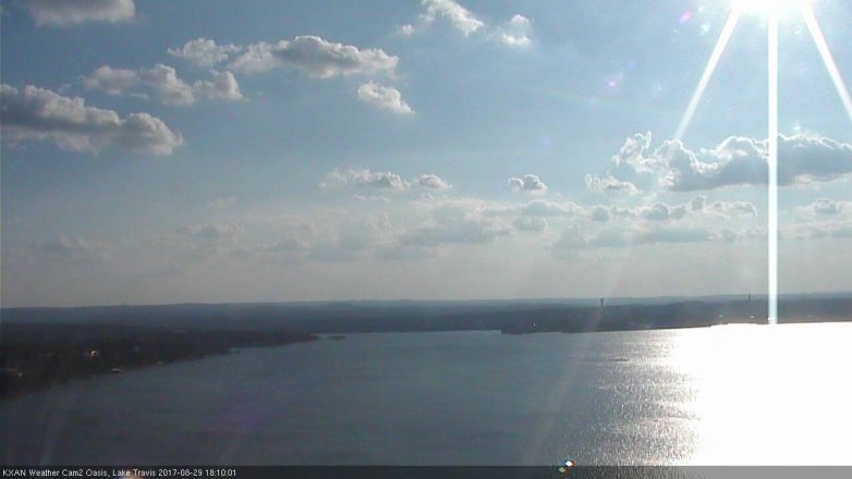 Lake Travis webcam, August 29, 2017 5:15 PM CT