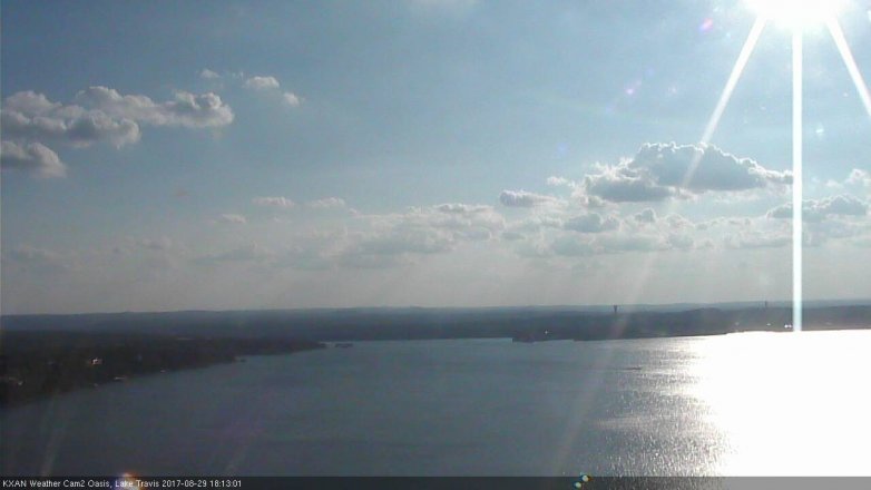 Lake Travis webcam, August 29, 2017 5:35 PM CT