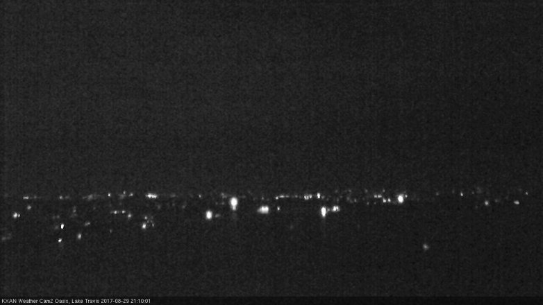 Lake Travis webcam, August 29, 2017 8:20 PM CT