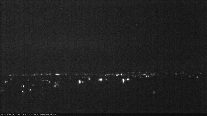 Lake Travis webcam, August 29, 2017 8:25 PM CT