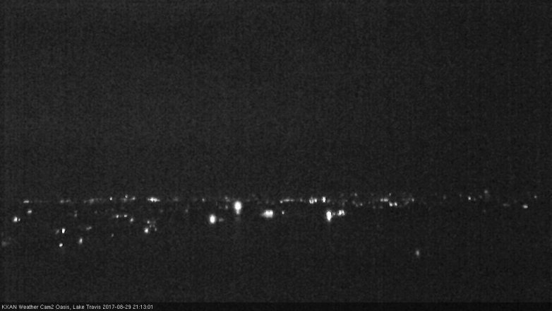Lake Travis webcam, August 29, 2017 8:45 PM CT