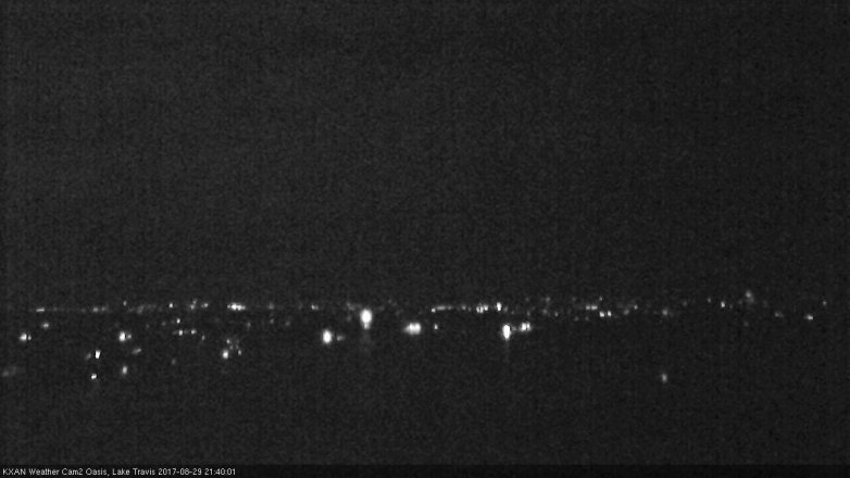 Lake Travis webcam, August 29, 2017 8:55 PM CT