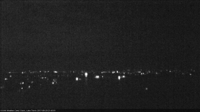 Lake Travis webcam, August 29, 2017 9:00 PM CT