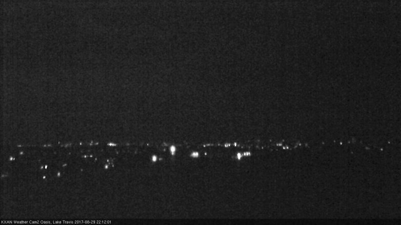 Lake Travis webcam, August 29, 2017 9:20 PM CT