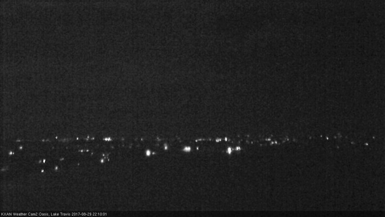 Lake Travis webcam, August 29, 2017 9:35 PM CT