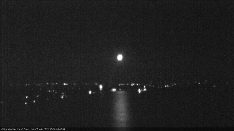Lake Travis webcam, August 29, 2017 12:00 AM CT