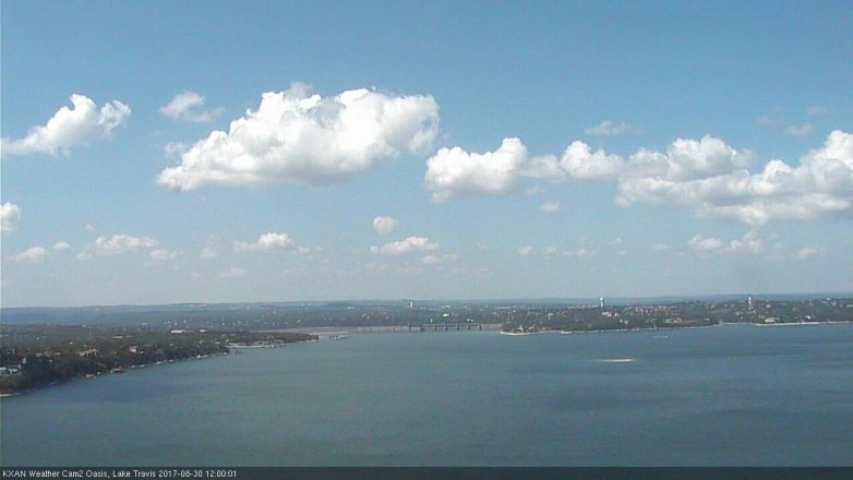 Lake Travis webcam, August 30, 2017 11:05 AM CT