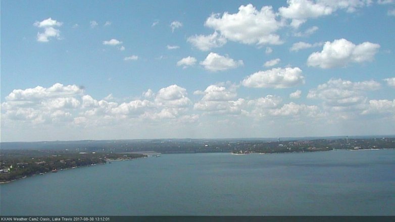 Lake Travis webcam, August 30, 2017 12:20 PM CT