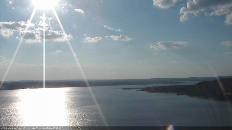 Lake Travis webcam, August 30, 2017 5:30 PM CT