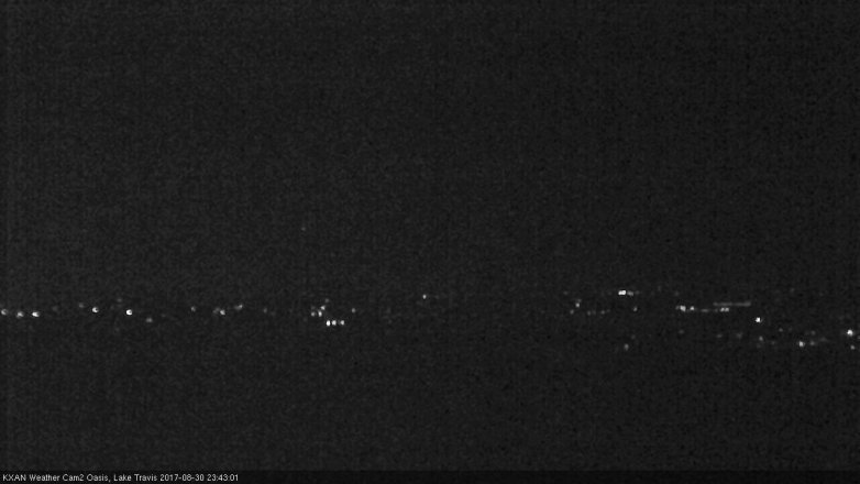 Lake Travis webcam, August 30, 2017 11:05 PM CT