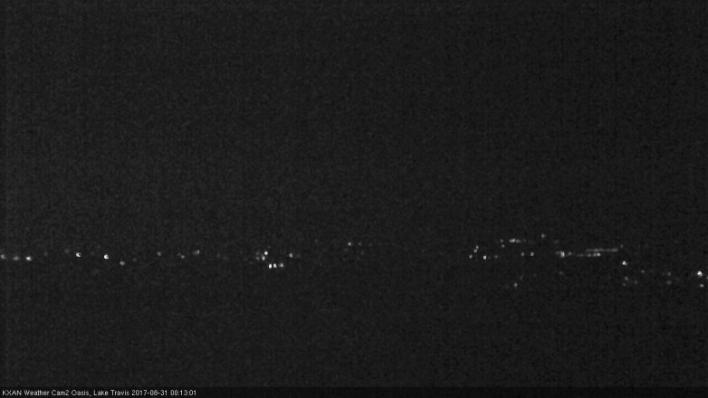 Lake Travis webcam, August 30, 2017 11:35 PM CT