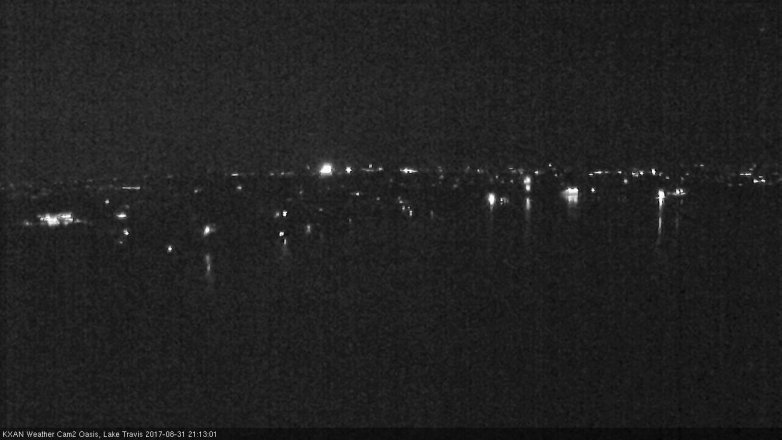 Lake Travis webcam, August 31, 2017 8:35 PM CT