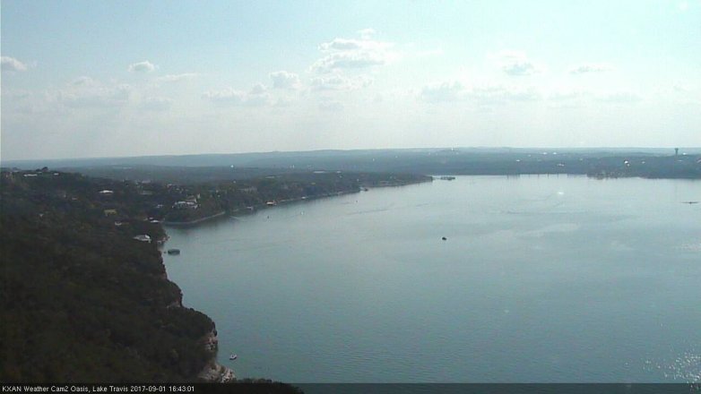 Lake Travis webcam, September 1, 2017 3:50 PM CT