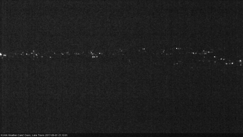 Lake Travis webcam, September 1, 2017 8:40 PM CT