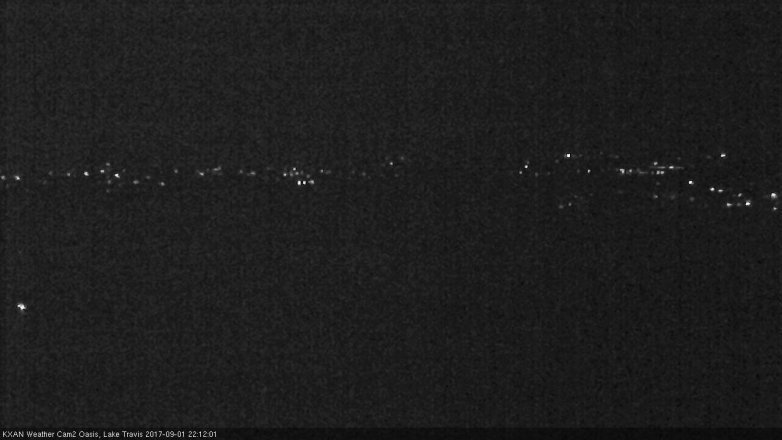 Lake Travis webcam, September 1, 2017 9:20 PM CT