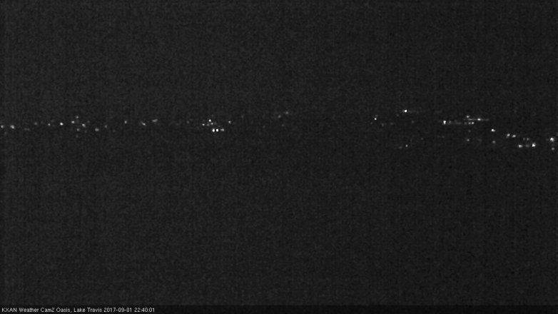 Lake Travis webcam, September 1, 2017 10:05 PM CT